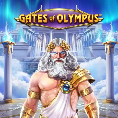 Gates of Olympus high-volatility pokie tile at Roospin