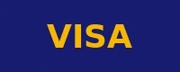 Visa accepted payment method logo at Roospin